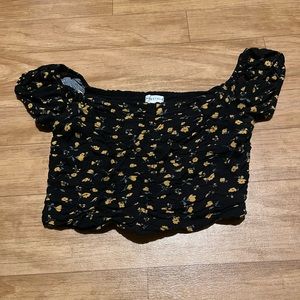 Aeropostale floral crop top